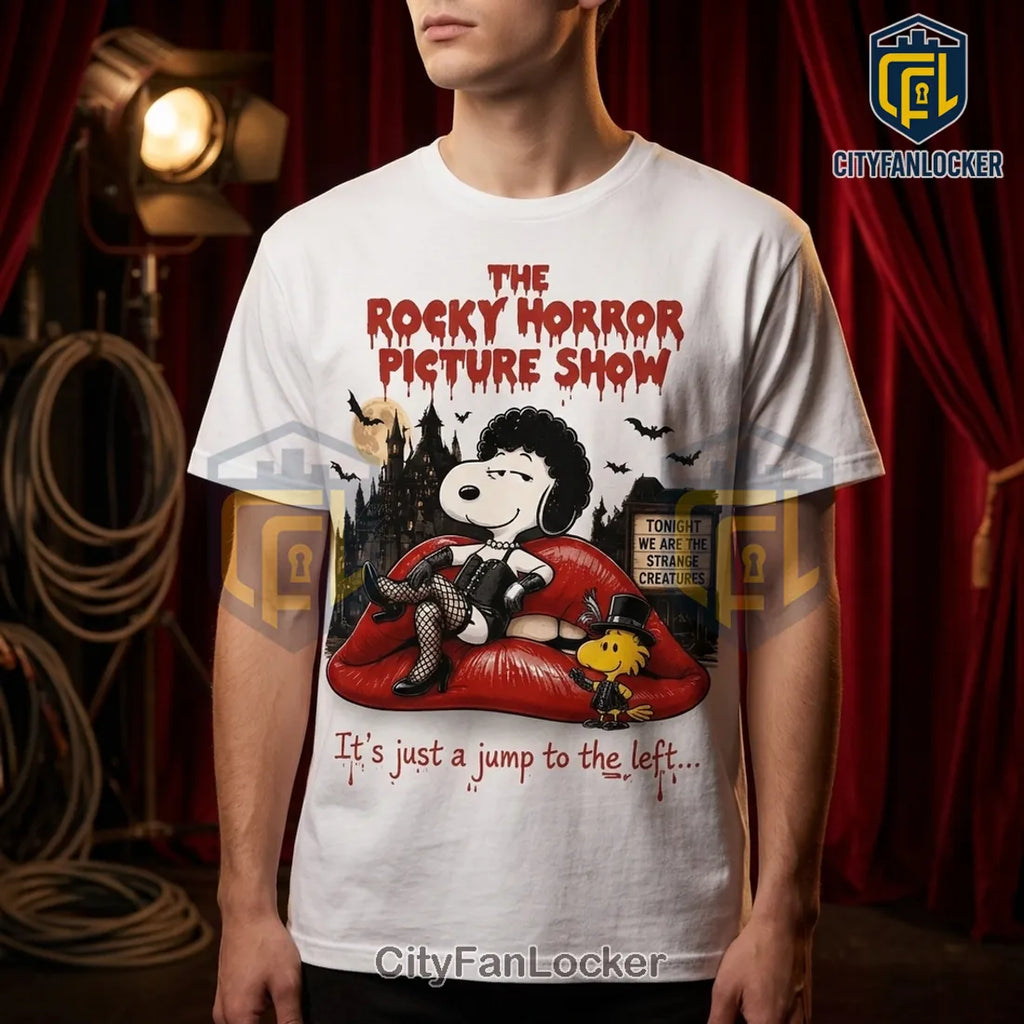 Snoopy Rocky Horror Picture Show Halloween T-Shirt