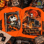 Snoopy Spooky Night Trucker Shirt