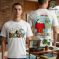 Snoopy Stay Chill Work Hard White T-Shirt