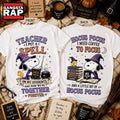 Snoopy Teacher by Day, Witch by Choice 3D Shirt , Music Trending 3D Shirt