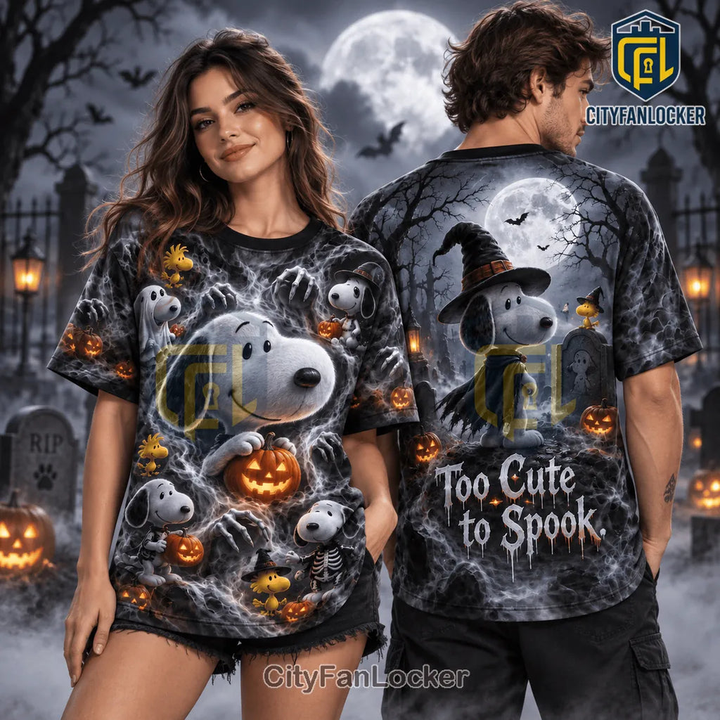 Snoopy Too Cute To Spook Halloween Shirt