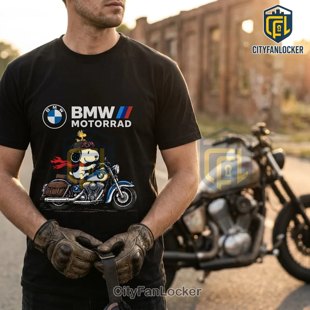 Snoopy x BMW Motorrad Motorcycle T-Shirt