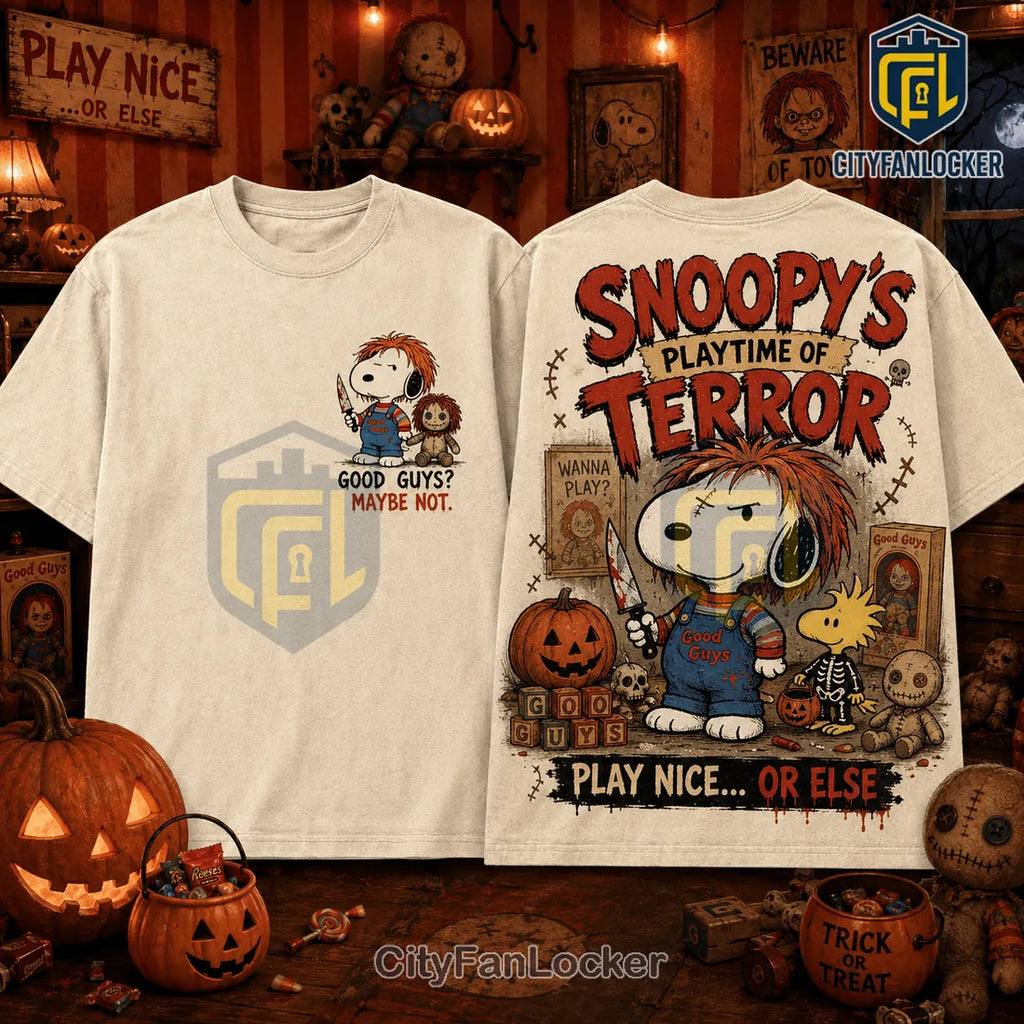 Snoopy x Chucky Horror Movie T-Shirt 2026