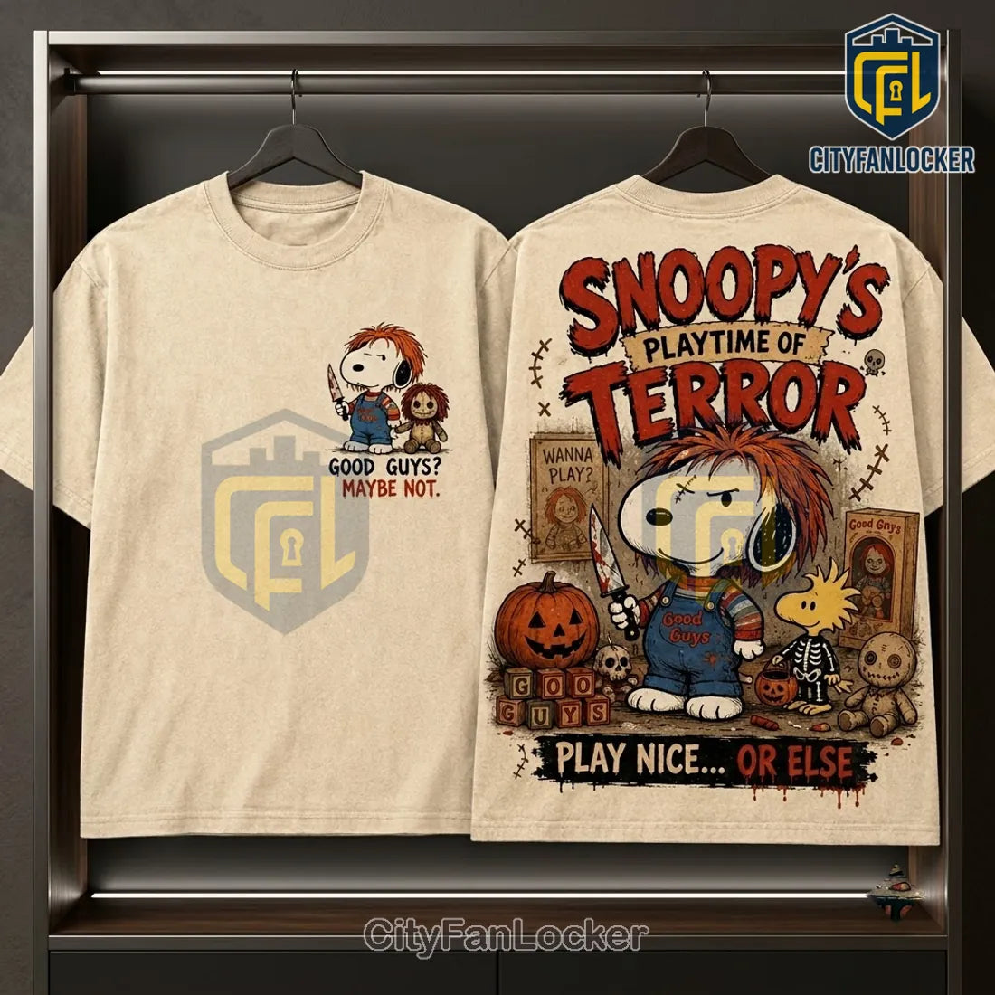 Snoopy x Chucky Horror Movie T-Shirt 2026