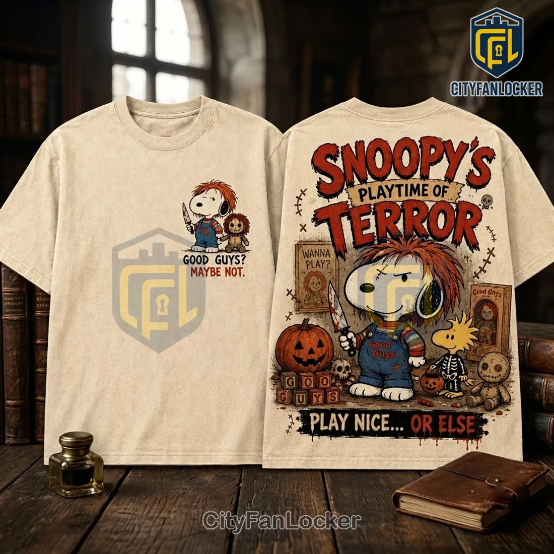 Snoopy x Chucky Horror Movie T-Shirt 2026