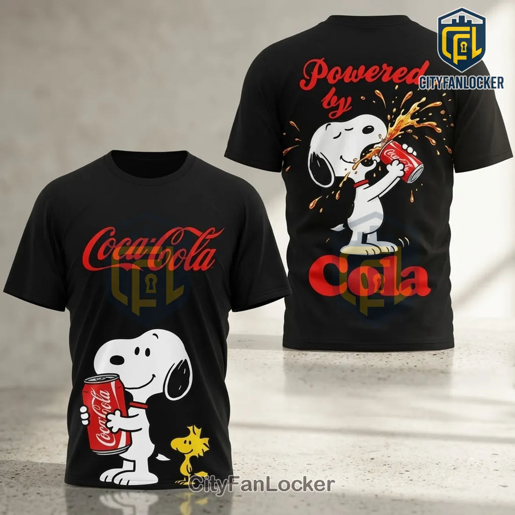 Snoopy x Coca-Cola Black T-Shirt
