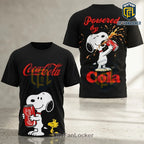 Snoopy x Coca-Cola Black T-Shirt