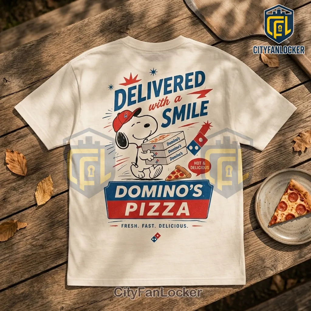 Snoopy x Domino’s Pizza Vintage Off-White T-Shirt