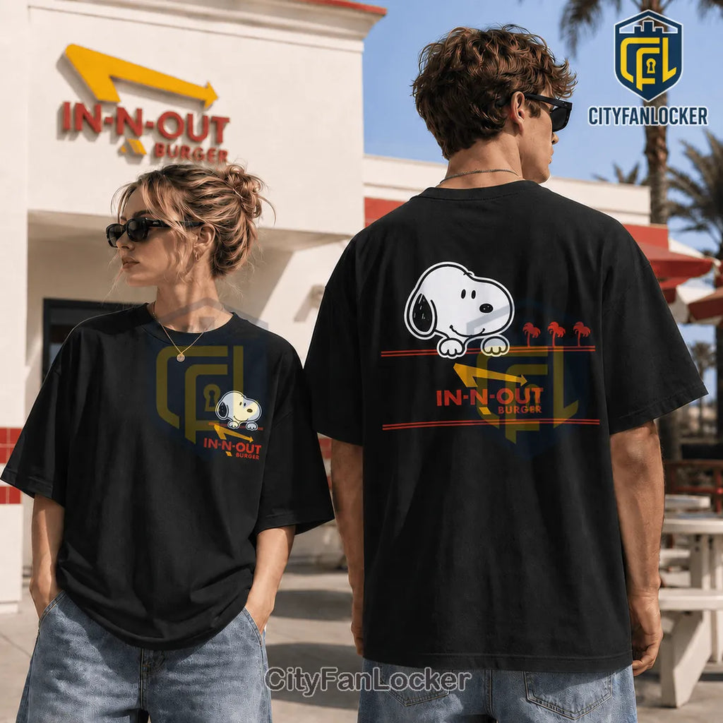 Snoopy x In-N-Out Burger California Mascot T-Shirt