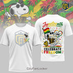 Snoopy x Juneteenth 1865 Celebrate Freedom Graphic T-Shirt