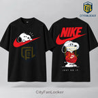 Snoopy x Nike White Cotton T-Shirt
