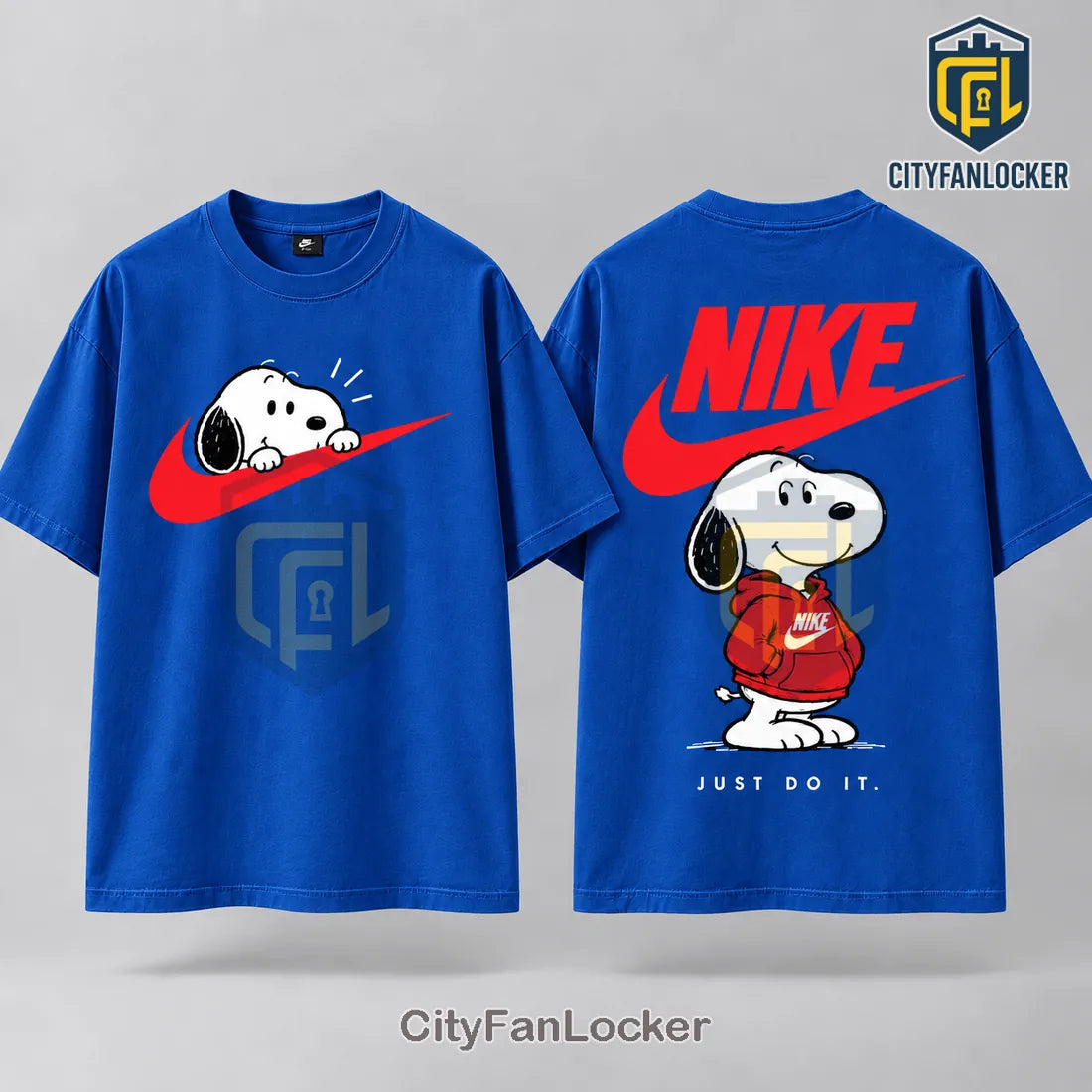 Snoopy x Nike White Cotton T-Shirt