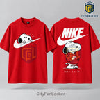Snoopy x Nike White Cotton T-Shirt