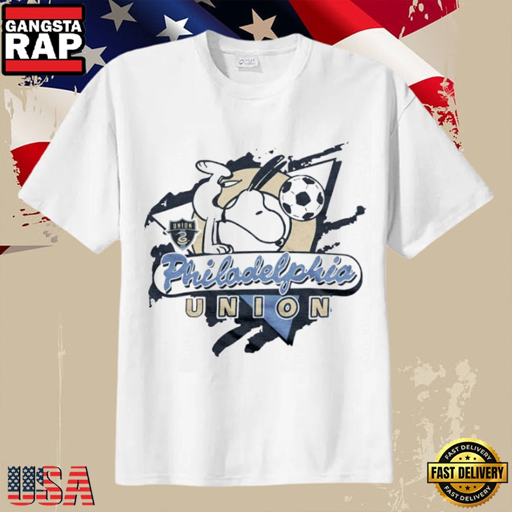 Snoopy x Philadelphia Union 2026 Soccer Supporter T-Shirt