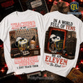 Snoopy x Stranger Things Teacher White T-Shirt