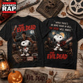 Snoopy x The Evil Dead Groovy Halloween 3D Shirt , Music Trending 3D Shirt