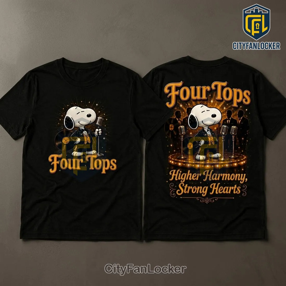 Snoopy x The Four Tops Higher Harmony T-Shirt