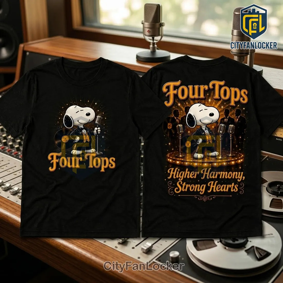 Snoopy x The Four Tops Higher Harmony T-Shirt