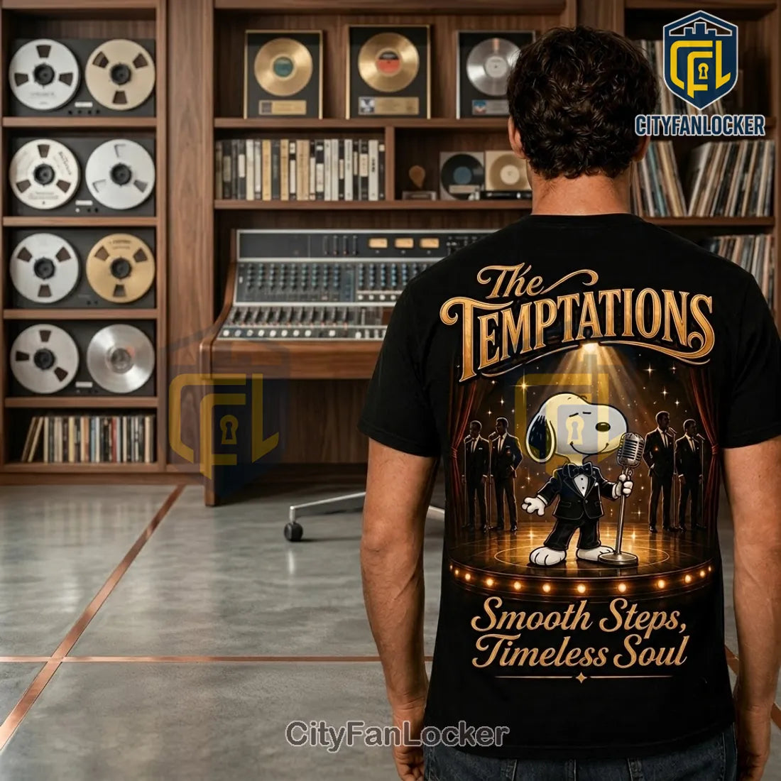 Snoopy x The Temptations Soul Music T-Shirt