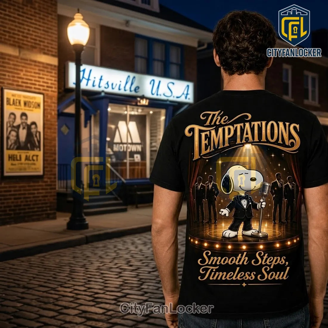 Snoopy x The Temptations Soul Music T-Shirt
