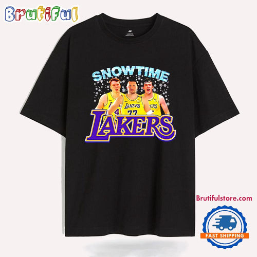 Snowtime Lakers Showtime Lakers Funny T Shirt