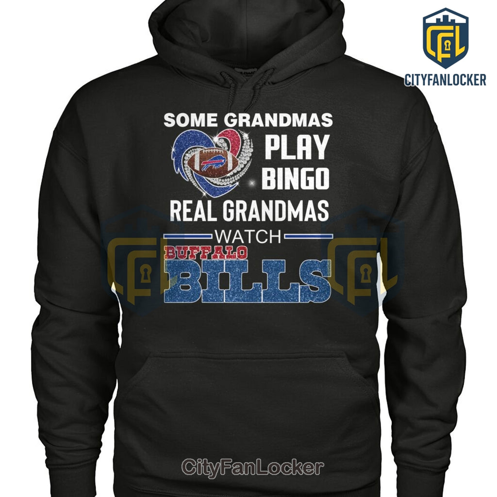 Some Grandmas Play Bingo Real Grandmas Watch Bufalo Bills Shirt