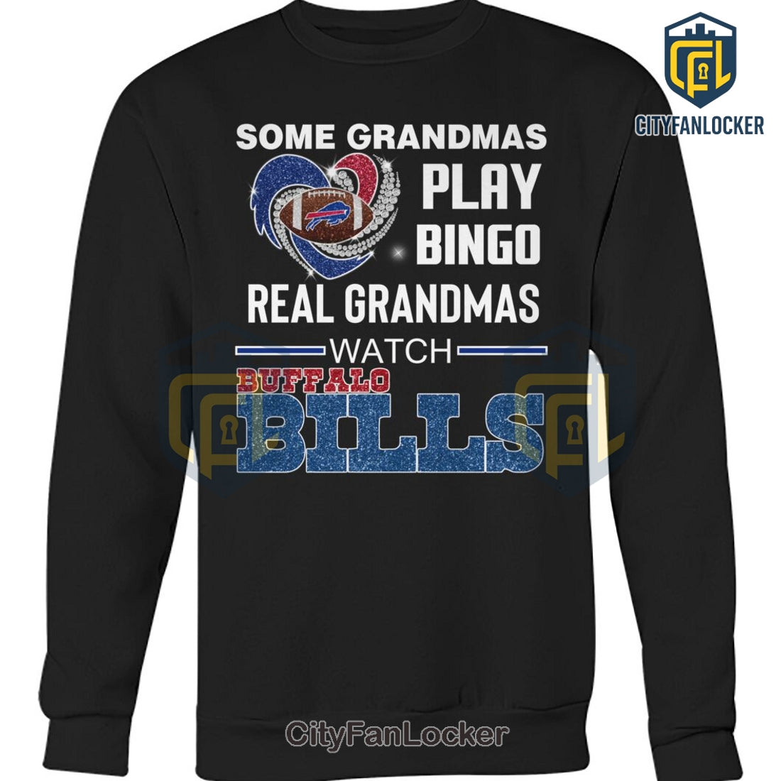 Some Grandmas Play Bingo Real Grandmas Watch Bufalo Bills Shirt
