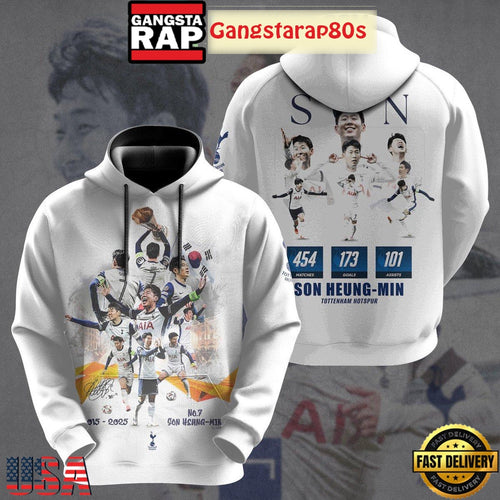 Son Heung Min Tottenham Hotspur 2025 Unisex Hoodie