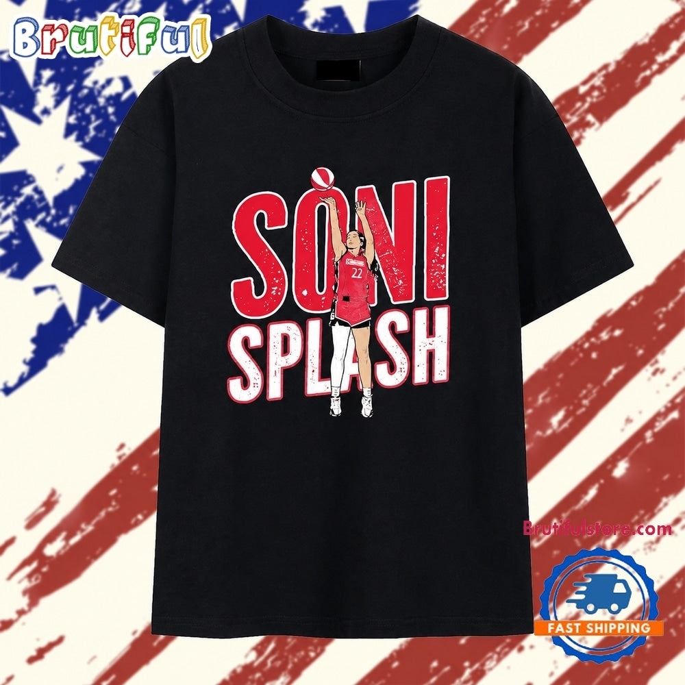 Soni Splash Washington Mystics 22 Basketball Player T Shirt