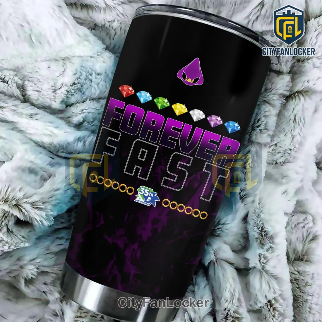 Sonic the Hedgehog Espio 35th Anniversary Stainless Steel Tumbler