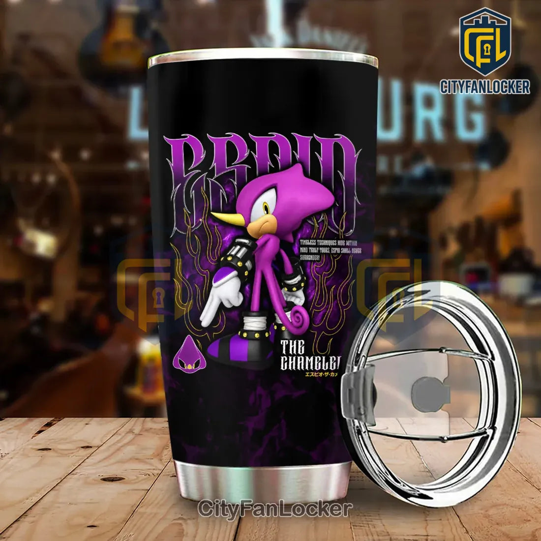 Sonic the Hedgehog Espio 35th Anniversary Stainless Steel Tumbler
