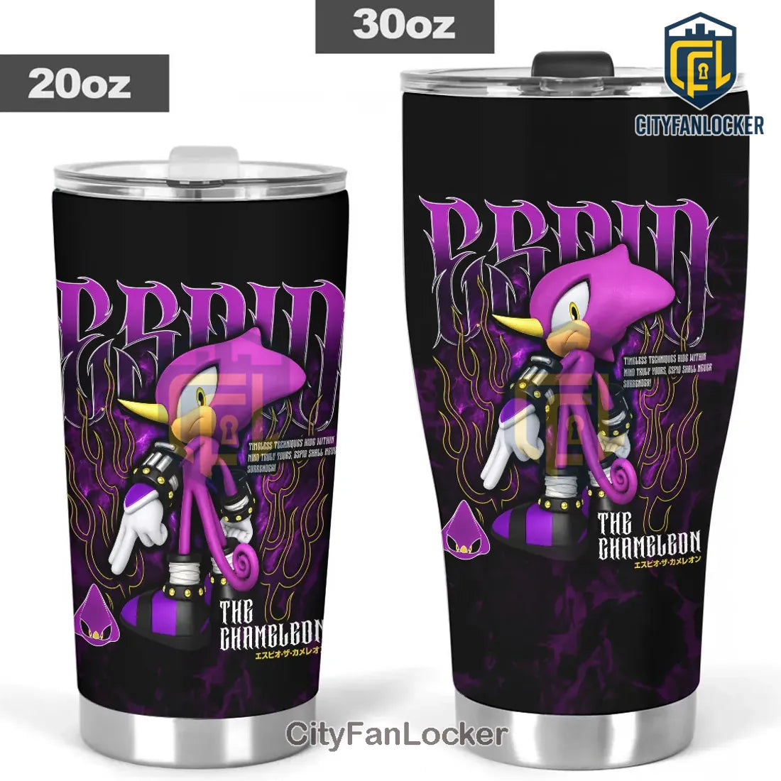Sonic the Hedgehog Espio 35th Anniversary Stainless Steel Tumbler