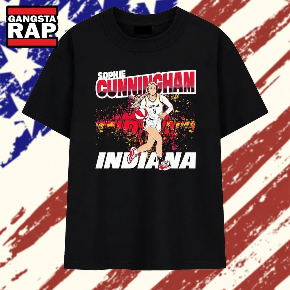 Sophie Cunningham Indiana Basketball Player 8 T Shirt , Vintage Trending Shirt