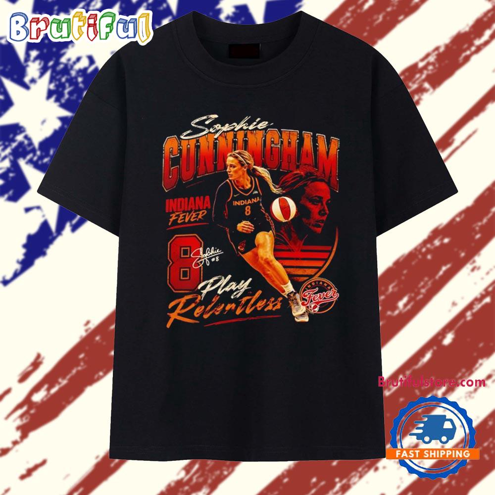 Sophie Cunningham Indiana Fever Play Relentless T Shirt