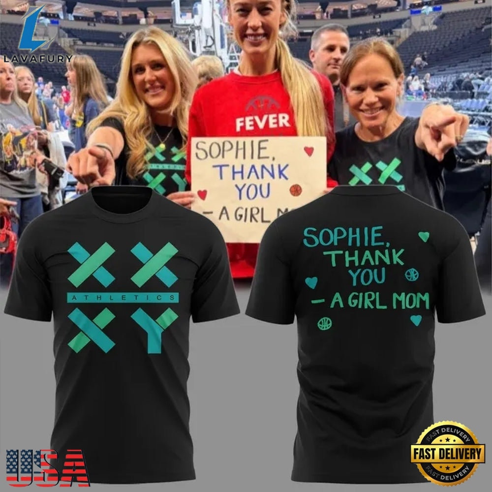 Sophie Cunningham Indiana Fever Thank You Sophie For Speaking Up For Girls Limited Edition 3D Shirt