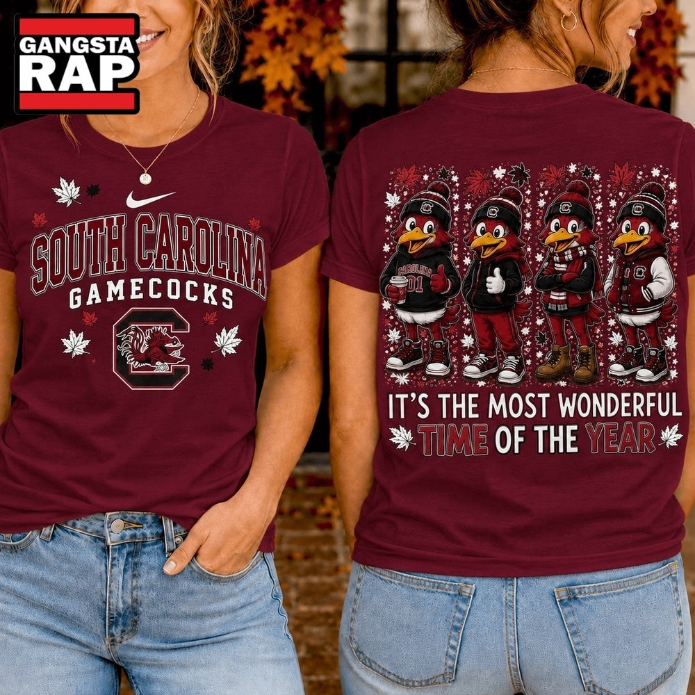 South Carolina Gamecocks 2026 NCAA Autumn Festive Cheer T Shirt