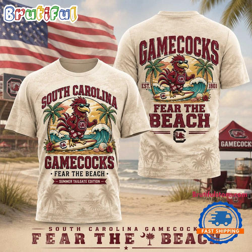 South Carolina Gamecocks 2026 NCAA Summer Limited Edition 3D T Shirt