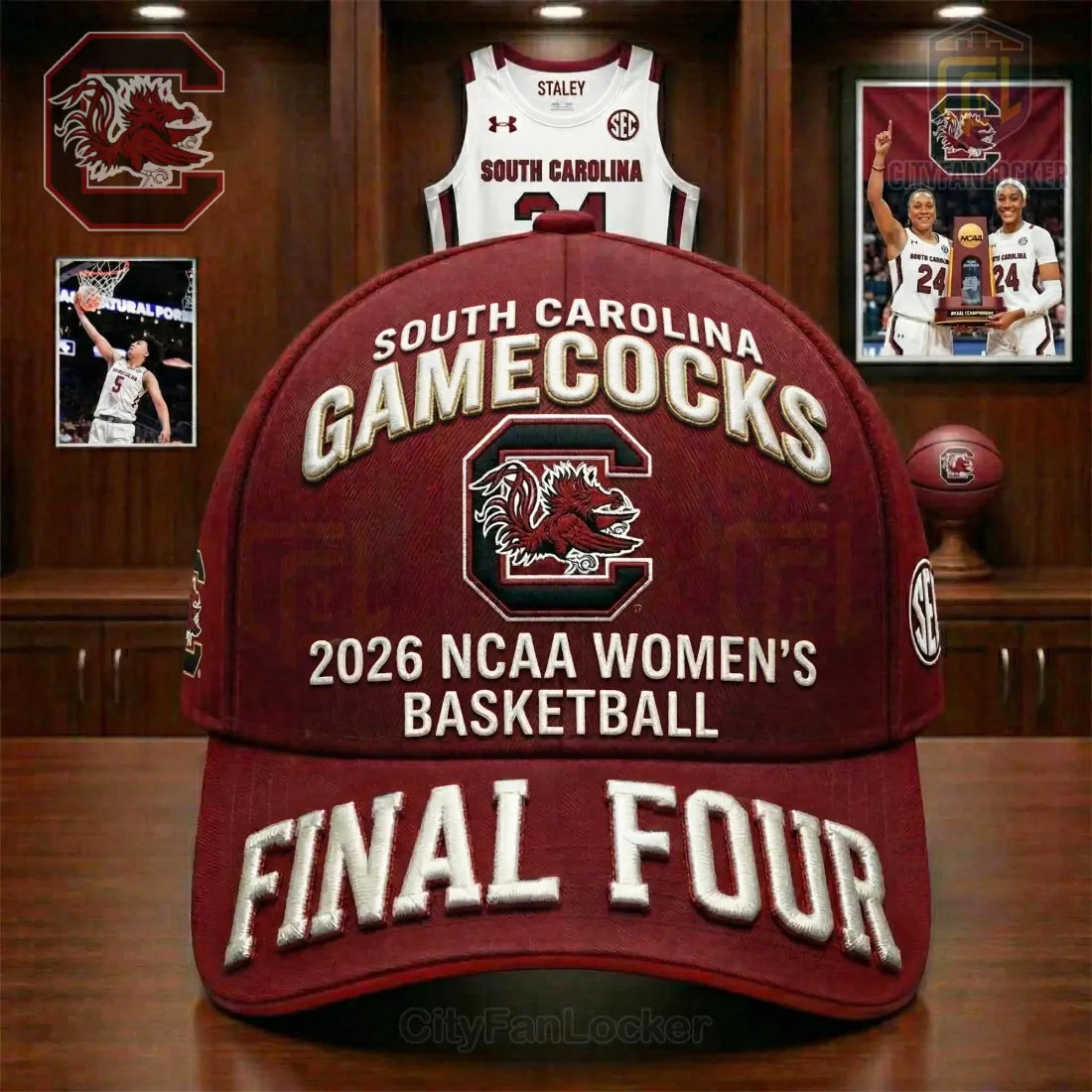South Carolina Gamecocks 2026 NCAA Women’s Basketball Final Four Cap