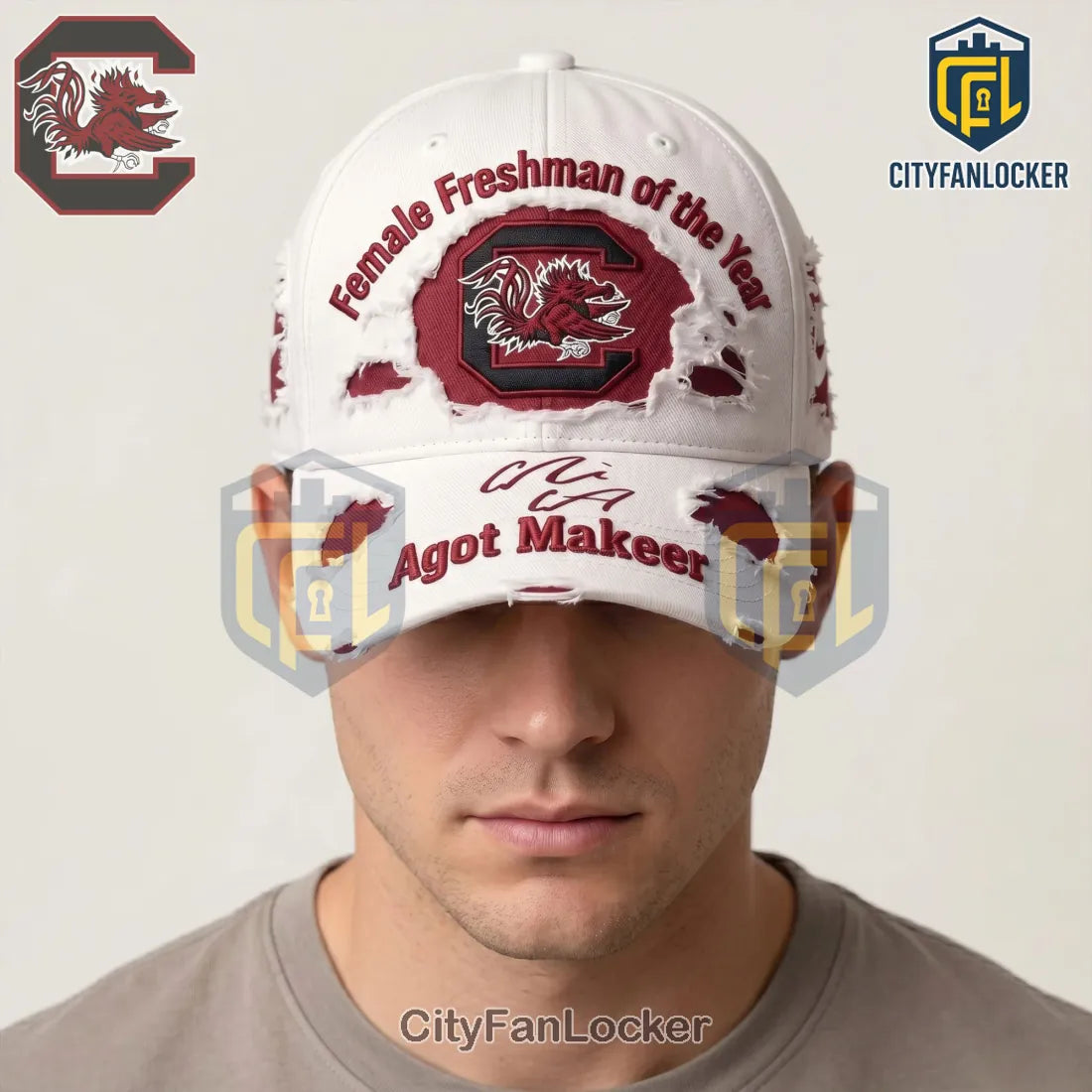 South Carolina Gamecocks Female Freshman of the Year Distressed Baseball Cap