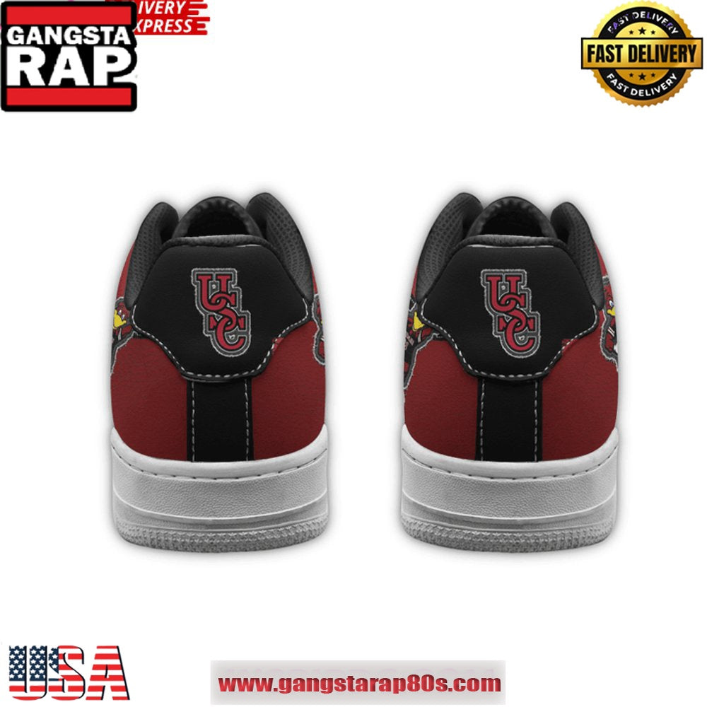 South Carolina Gamecocks Go Cocks Air Force 1 Running Sneakers Shoes