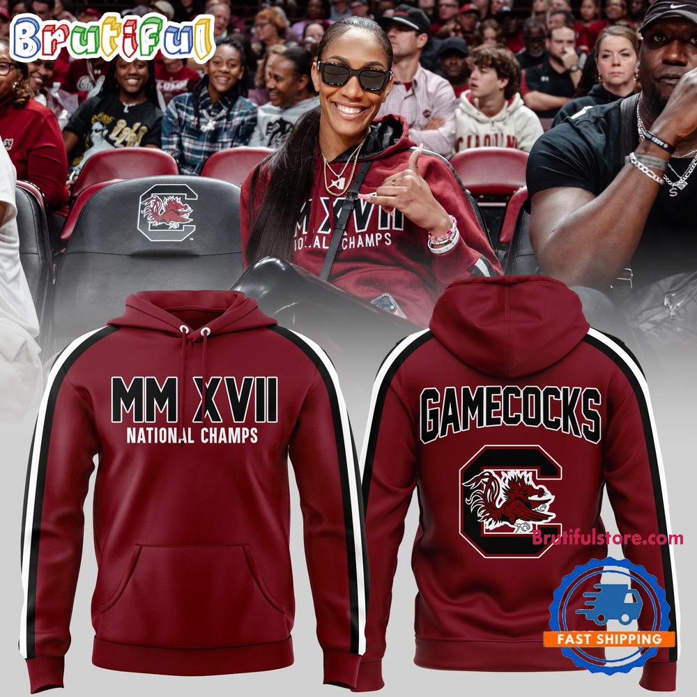 South Carolina Gamecocks MM XVII National Champs Hoodie T-Shirt