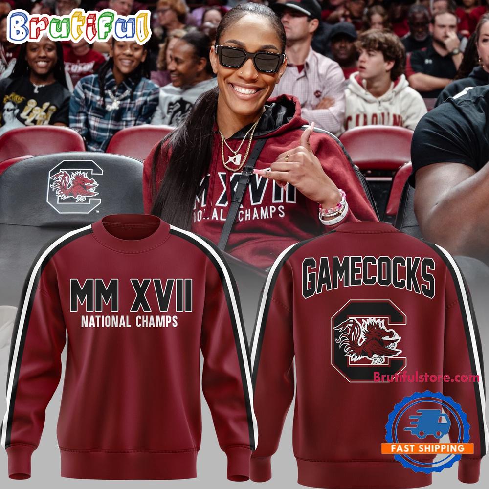 South Carolina Gamecocks MM XVII National Champs Hoodie T-Shirt
