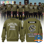 South Carolina Gamecocks NCAA Baseball x Salute to Service 2025 Hoodie T-Shirt