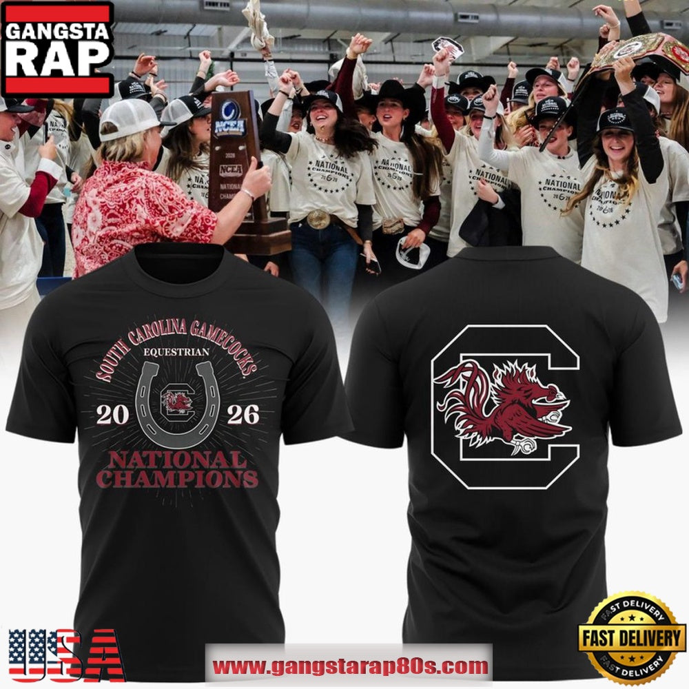 South Carolina Gamecocks NCAA Equestrian National Champions 2026 Unisex T-Shirt
