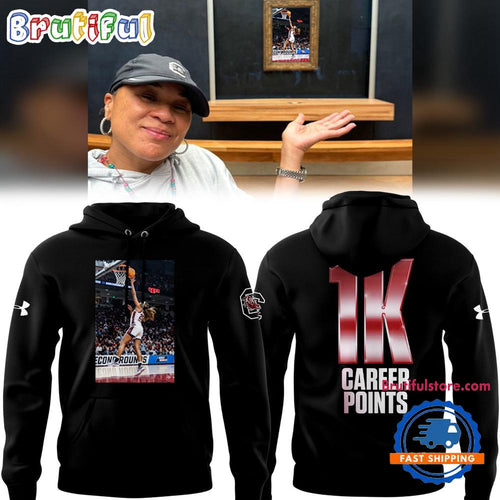 South Carolina Gamecocks Women’s Basketball 1000 Career Points Hoodie T-Shirt