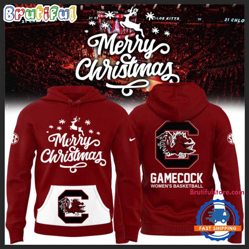 South Carolina Gamecocks Women’s Basketball Merry Christmas 2024 Hoodie T-Shirt