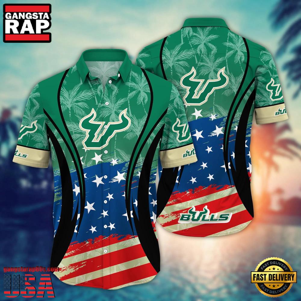 MLB South Florida Bulls Team Logo Hot Summer Aloha Hawaiian Shirt