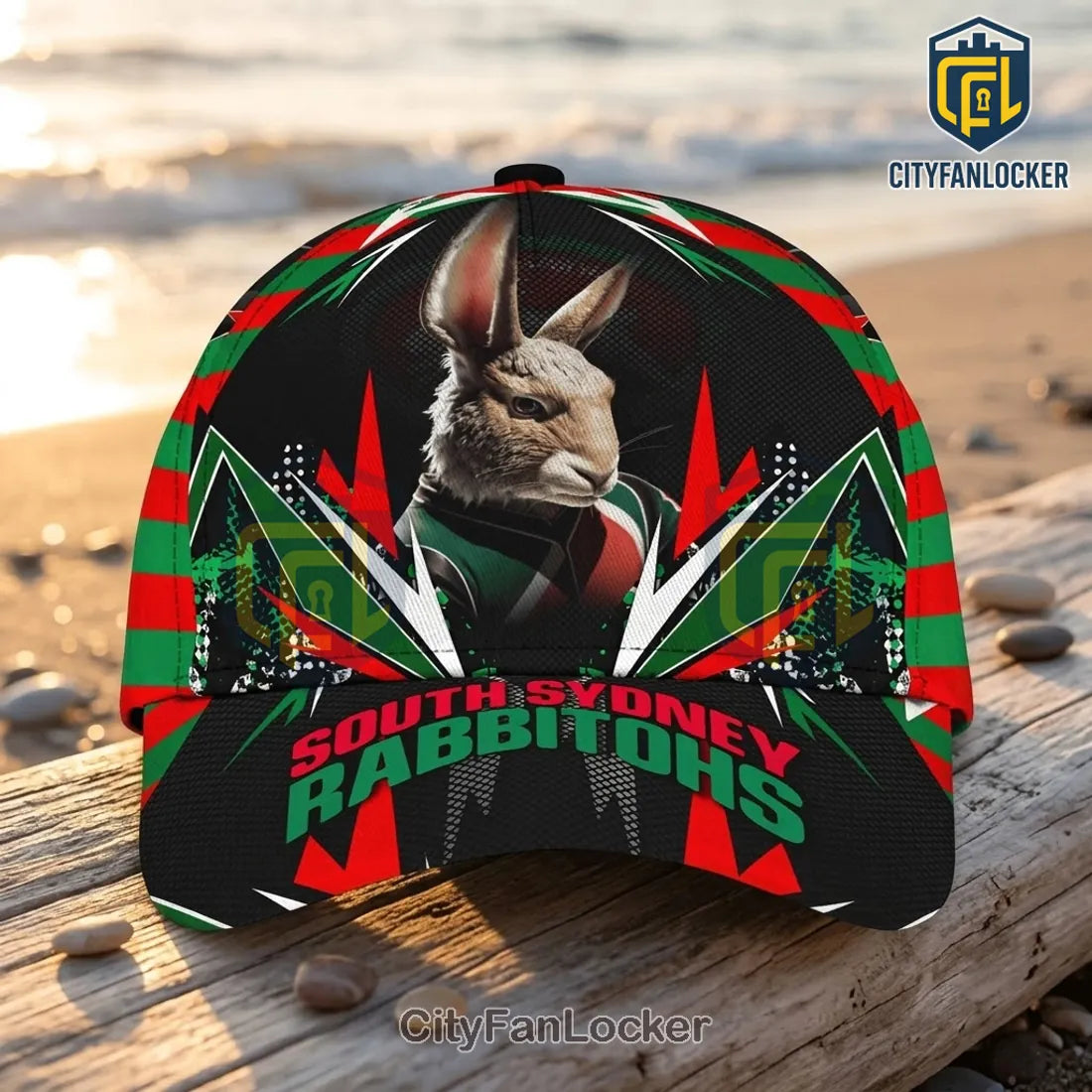 South Sydney Rabbitohs Team Mascot Sport Cap