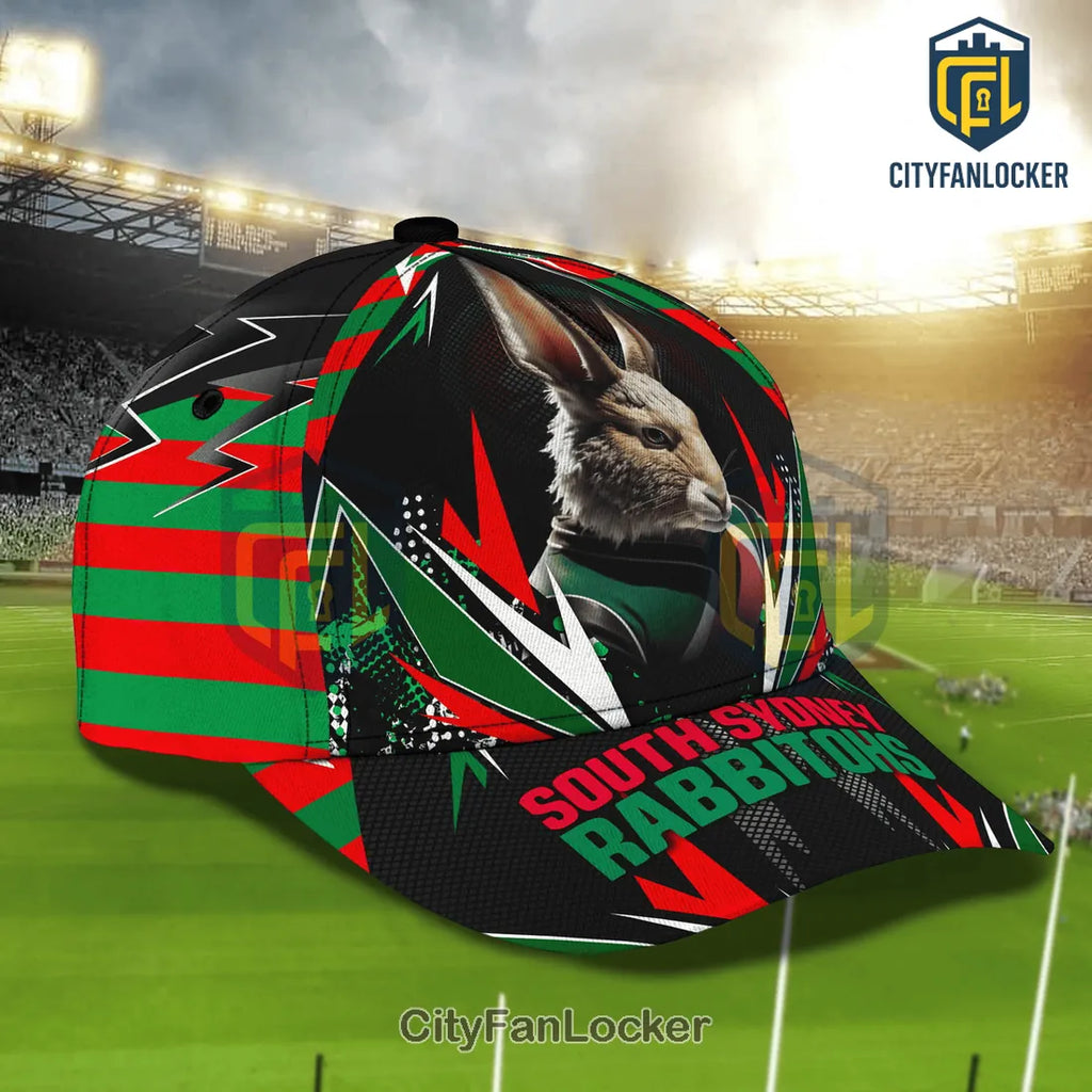 South Sydney Rabbitohs Team Mascot Sport Cap