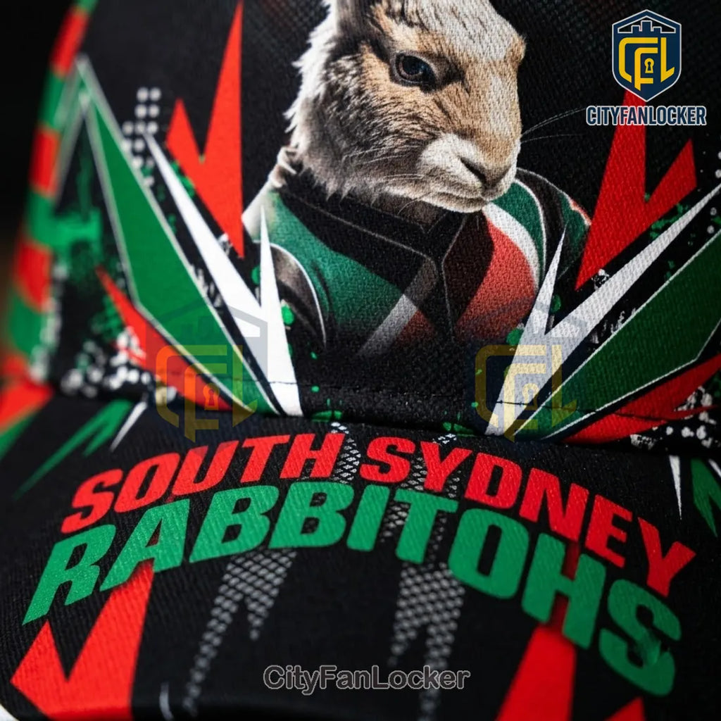 South Sydney Rabbitohs Team Mascot Sport Cap